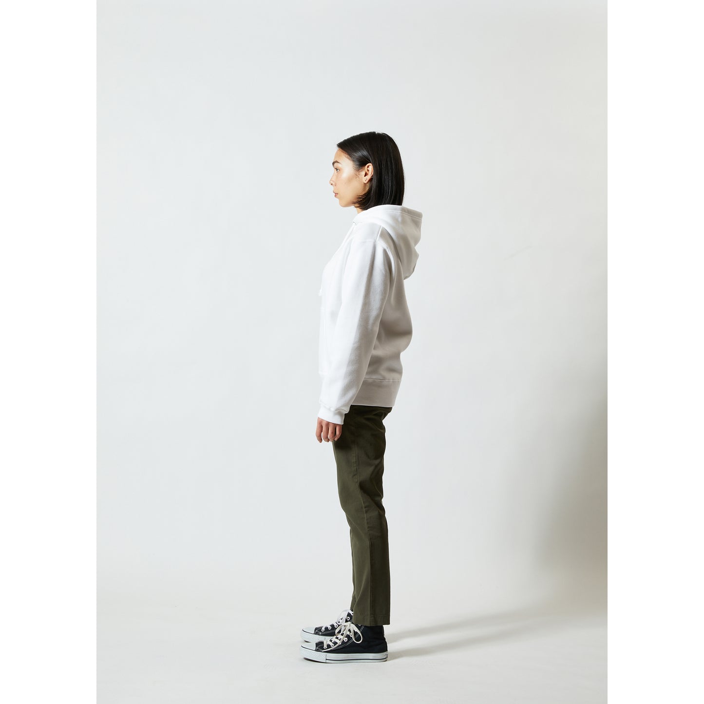 黒 スウェット プルオーバーパーカー（裏起毛） / United Athle 5618-01