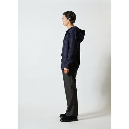 黒 スウェット フルジップ パーカー（裏起毛） / United Athle 5620-01