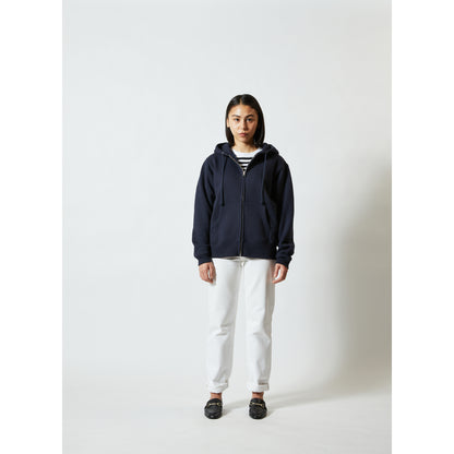 黒 スウェット フルジップ パーカー（裏起毛） / United Athle 5620-01